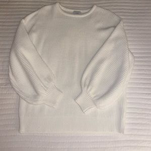 SABO SKIRT! white knit sweater